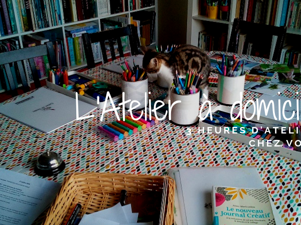 Organiser un atelier de Journal Créatif® à&nbsp;domicile